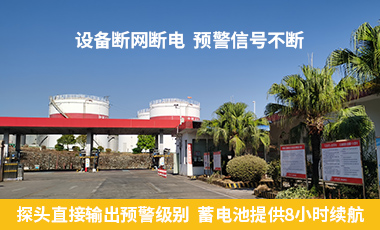 探頭直接輸出預(yù)警級別 蓄電池提供8小時續(xù)航