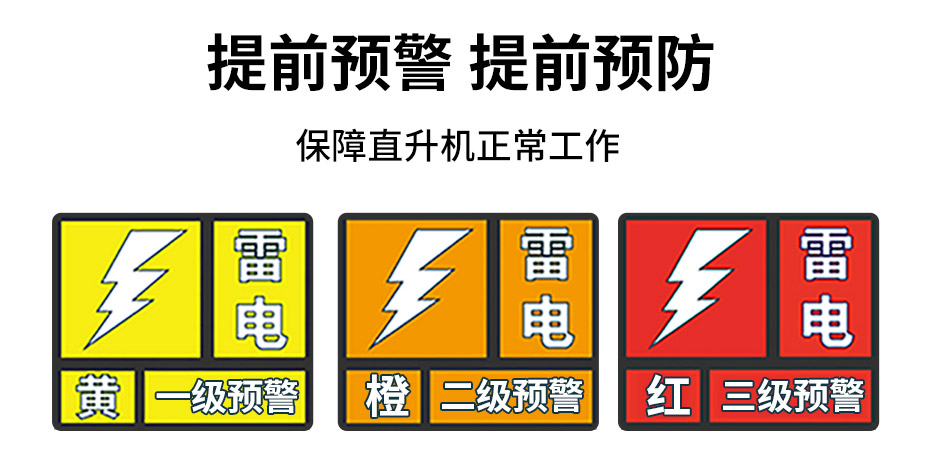 屋頂停機(jī)坪雷電防護(hù)方案-三級(jí)報(bào)警